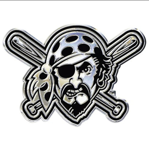 Pittsburgh Pirates Chrome Auto Emblem