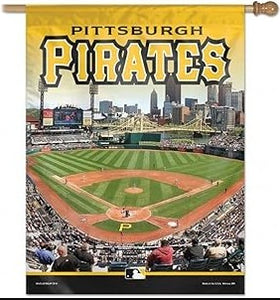 Pittsburgh Pirates MLB Stadium 27" x 37" Vertical Flag