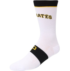 Pittsburgh Pirates White Uniform Crew Socks