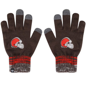 Cleveland Browns Youth Static Gloves