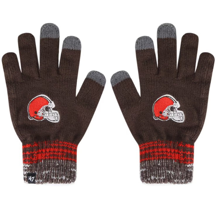 Cleveland Browns Youth Static Gloves