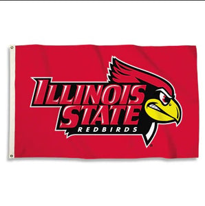 Illinois State Redbirds Premium Flag - 3' x 5'
