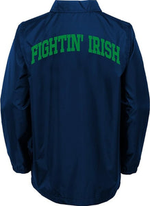 Notre Dame Fighting Irish Teen-Boy's Bravo Coaches Jacket - Size Youth Medium