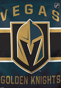 NHL Vegas Golden Knights 28x40 Inch Vertical Flag Banner Logo