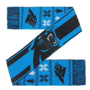 NFL Men’s Reversible Ugly Scarf - Carolina Panthers