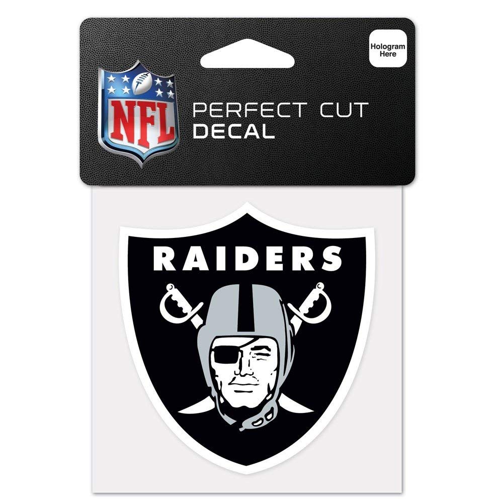 WinCraft NFL Oakland Raiders 63061011 Perfect Cut Color Decal, 4