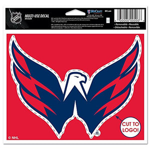 NHL Washington Capitals Multi-Use Decal, 4.25" x 5.50"