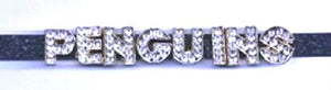 Penguins Rhinestone with Glitter Strap Bracelet