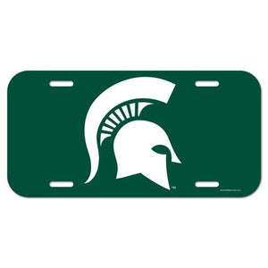 Michigan State Spartans NCAA License Plastic Plate