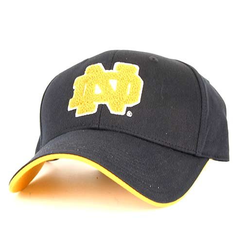 Notre Dame Fightin Irish Fuzz Hat Cap Adjustable