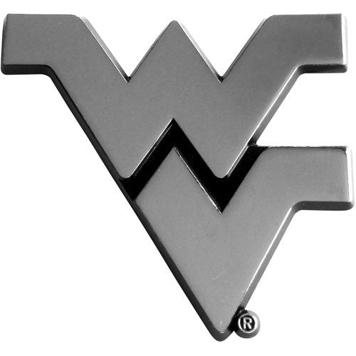 West Virginia Mountineers Chrome Auto Emblem