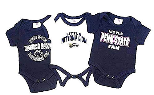 Baby Boys 3-Pack Bodysuits - Penn State Nittany Lions