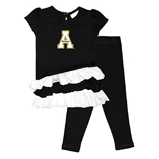 Toddler Girls Appalachian State Mountaineers Top and Legging Set