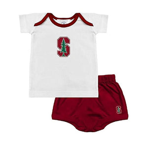 Baby Boys Stanford Cardinals Tee Shirt & Diaper Set Size 6 Months
