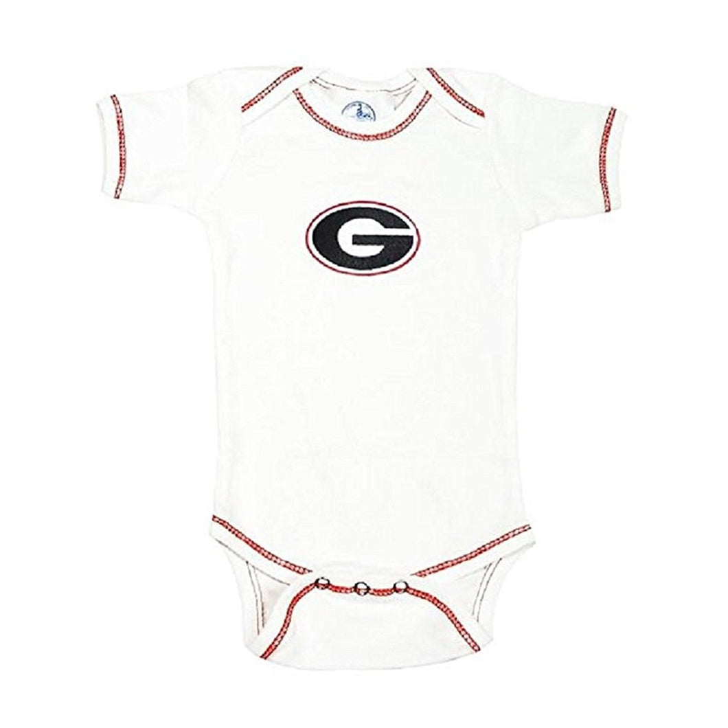 Baby Boys Georgia Bulldogs Contrast Stitching Bodysuit