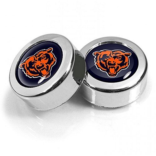 Chicago Bears License Plate Screw Caps