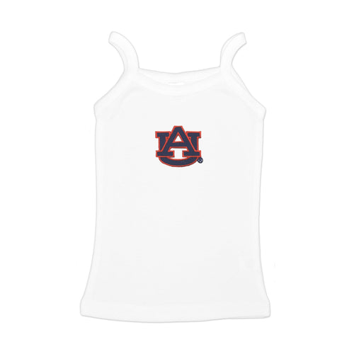 Auburn Tigers Toddler Spaghetti Top - Size 4 - White