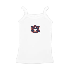 Auburn Tigers Toddler Spaghetti Top - Size 4 - White