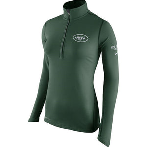New York Jets Nike Women's Tailgate Element Half-Zip Performance Jacket(L)