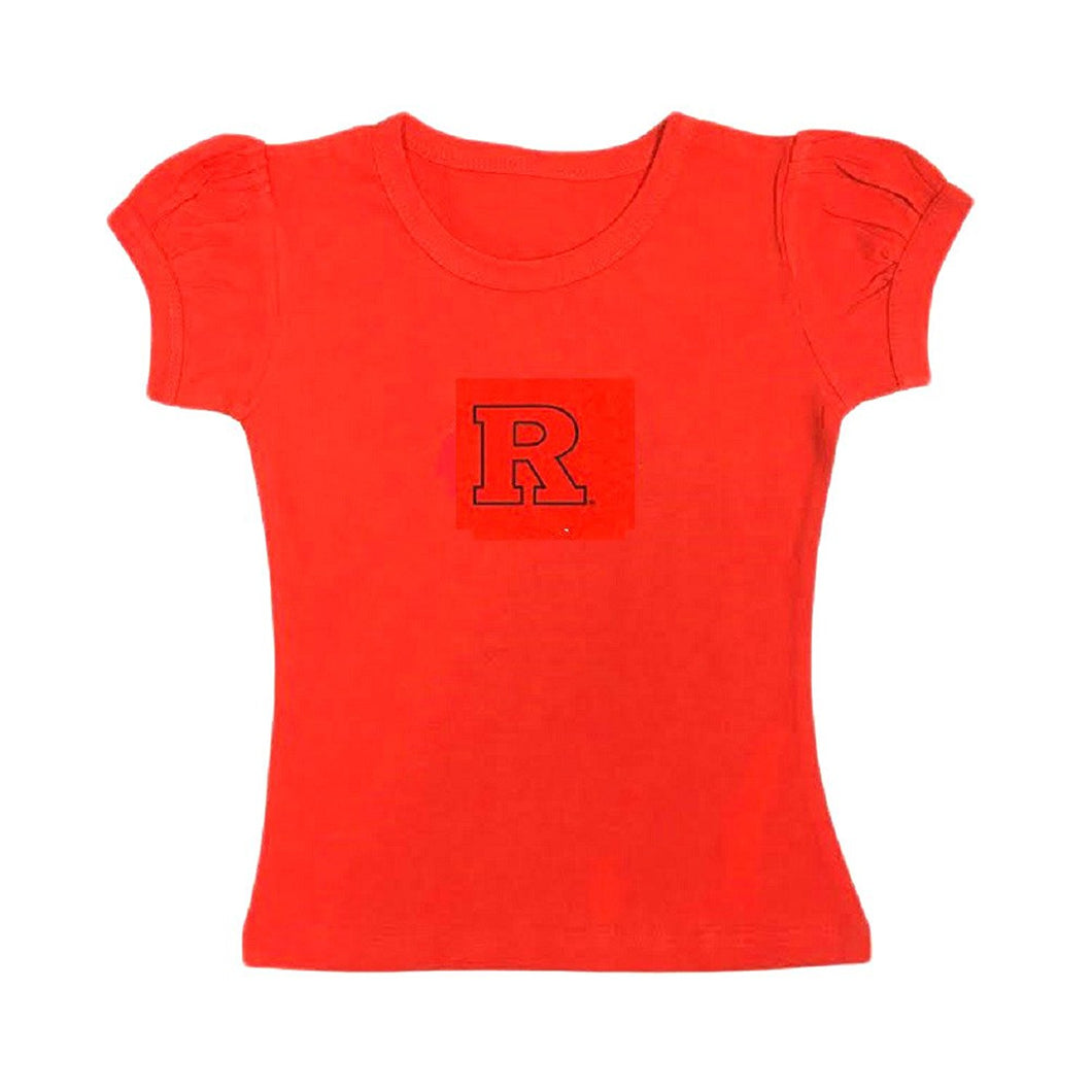Baby Girls Rutgers Scarlet Knights Tee Shirt Size 12 Months