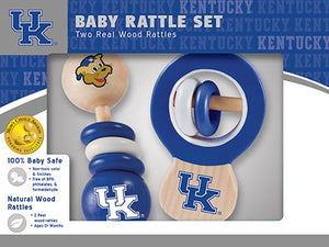Kentucky Wildcats Wooden Baby Rattle Set