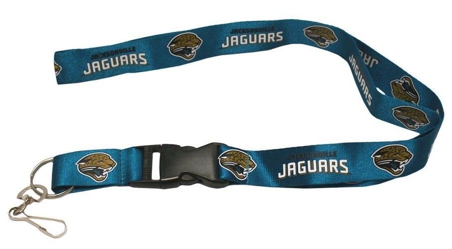 NFL Jacksonville Jaguars Lanyard, Standard, Teal