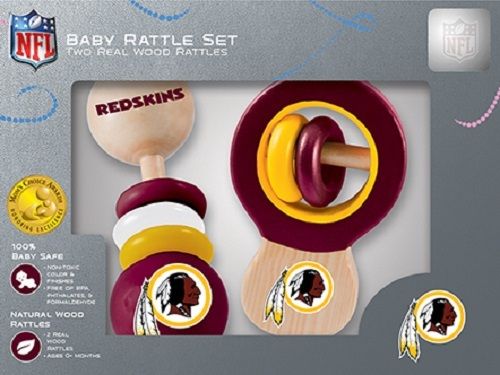 Washington Redskins Baby Rattle Set