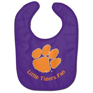 Clemson Tigers "Little Tigers Fan" Baby Bib