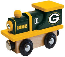 Green Bay Packers Wood Toy Train