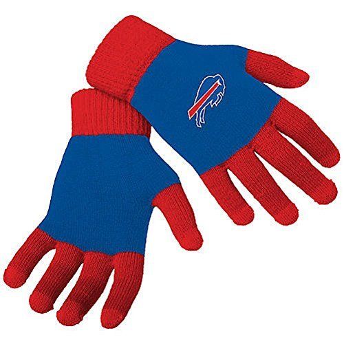 Womens Knit Texting Gloves - Buffalo Bills