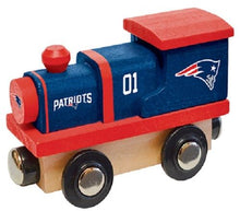 New England Patriots Wood Toy Train
