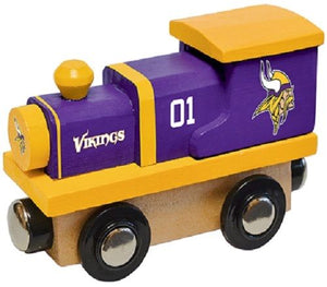 Minnesota Vikings Wood Toy Train