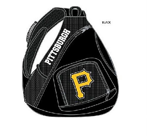 Pittsburgh Pirates Sideswipe Sling Back Backpack,Black NWT