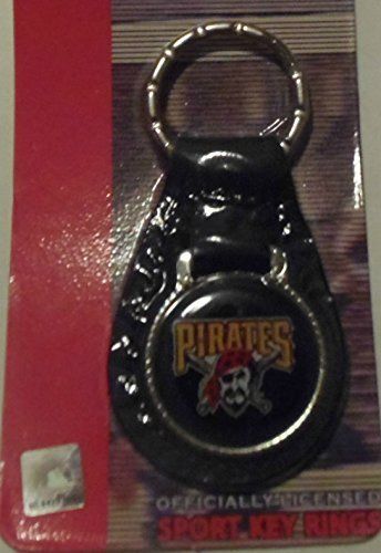 Pittsburgh Pirates Leather Keychain & Keyring NEW NIB