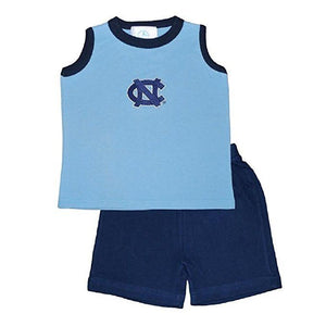 Toddler Boys North Carolina Tar Heels Tank Top & Shorts (3, blue)