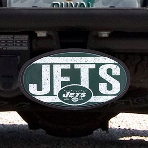New York Jets Team Plastic Trailer Hitch Cover