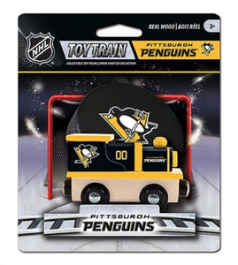 Pittsburgh Penguins Wood Toy Train