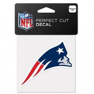 New England Patriots Perfect Cut Color Decal 4" X 4"