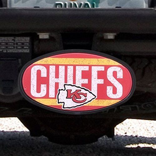 Kansas City Chiefs Team Plastic Trailer Hitch Cover NIB New