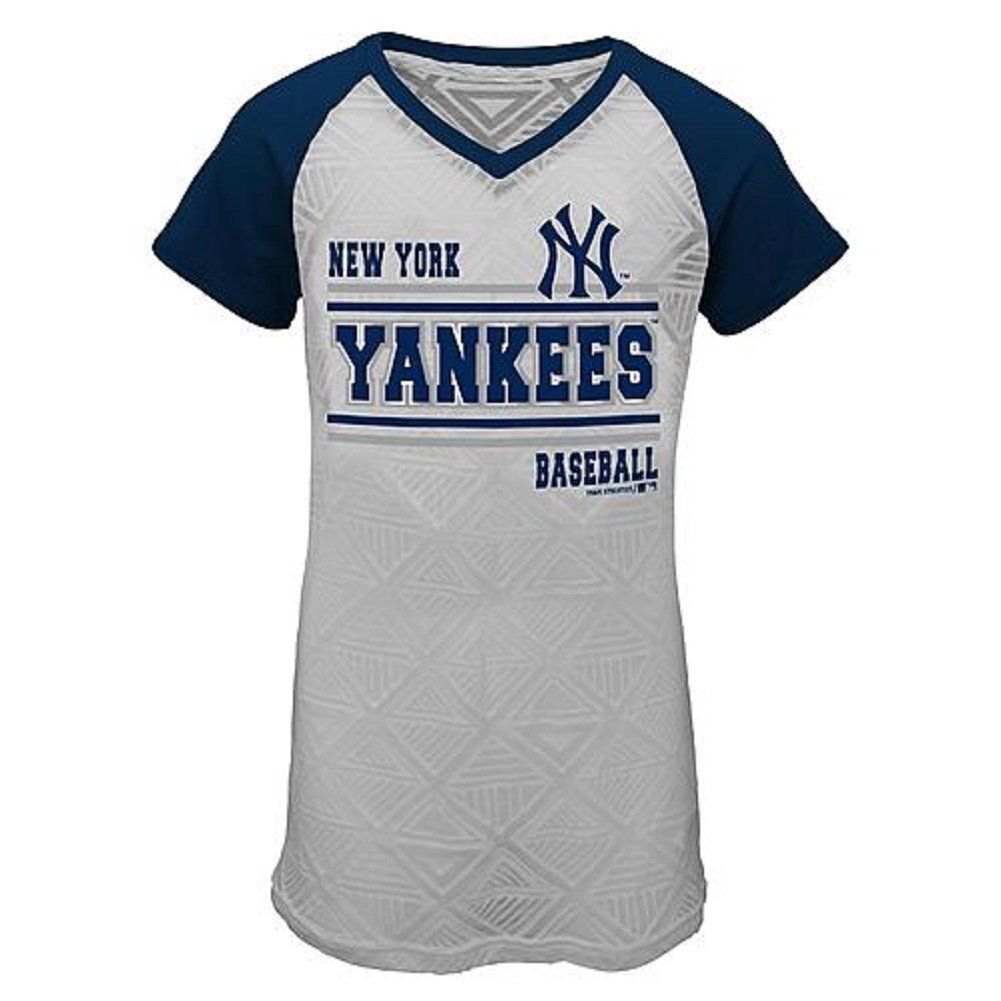 Girls' Burnout Graphic Tee-Shirt - New York Yankees Size 14-16