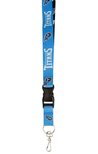 NFL Tennessee Titans Two-Tone Lanyard, Blue/Navy, One Size