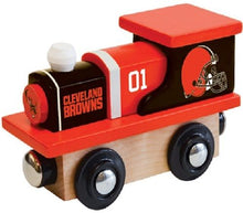 Cleveland Browns Wood Toy Train