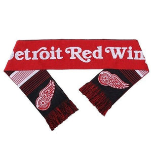 Detroit Red Wings Reversible Split Logo Scarf - One Size - Team Color