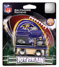 Baltimore Ravens Wood Toy Train