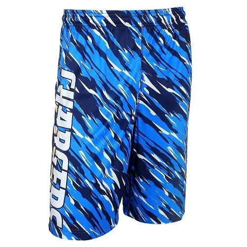 Men's Repeat Print San Diego Chargers Polyester Logo Shorts - Medium