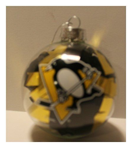 Pittsburgh Penguins Tinsel Ball Ornament