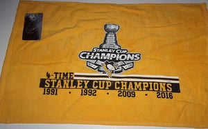 2016 Pittsburgh Penguins 4X Stanley Cup Champions Rally Towel