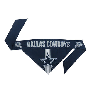 NFL Dallas Cowboys Team Dog Bandana, Medium, Blue