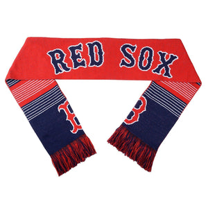 MLB Boston Red Sox Reversible Split Logo Scarf, One Size, Team Color