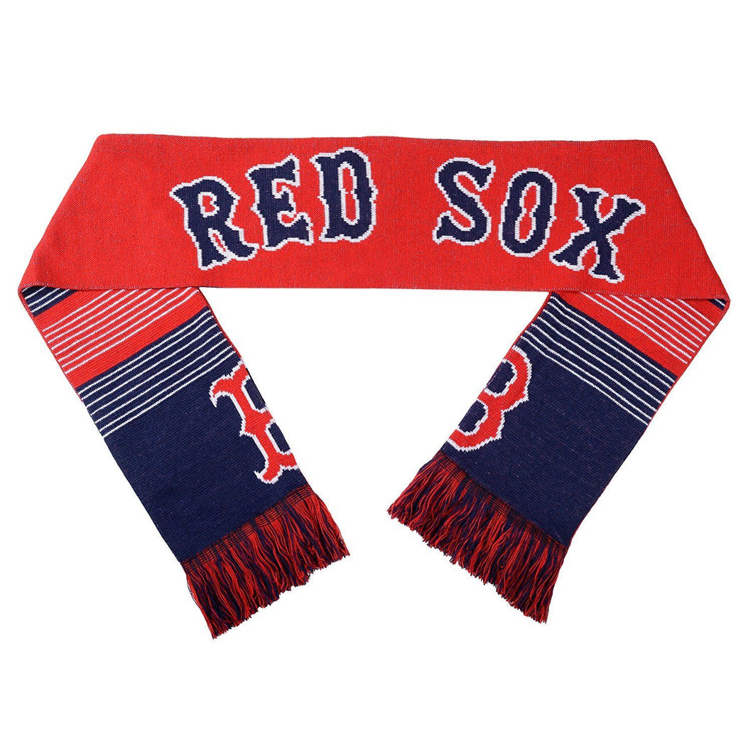MLB Boston Red Sox Reversible Split Logo Scarf, One Size, Team Color
